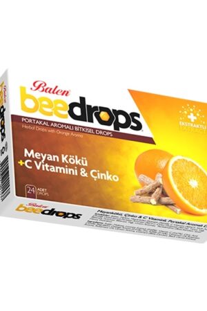 Balen Beedrops Meyan Kökü+C Vit.-Çinko Portakal Aromalı Drops