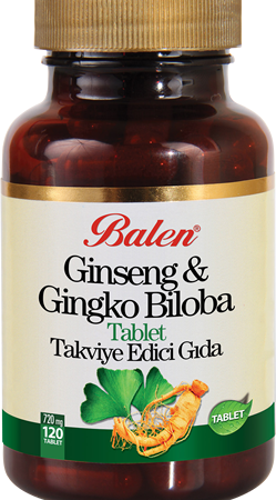 Balen Ginseng & Gingko Biloba Tablet 120 Adet