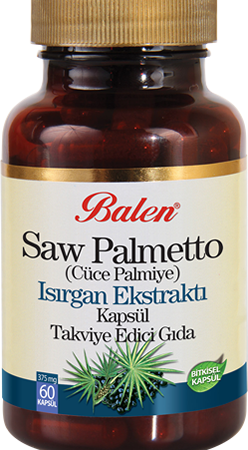 Balen Saw Palmetto Cüce Palmiye Isırgan Ekstresi Kapsül 60 Adet