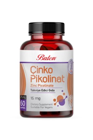 ÇİNKO PİKOLİNAT 375 MG*60