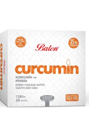 CURCUMİN KURKUMİN VE PİPERİN YUM.KAP. 1380 MG*60
