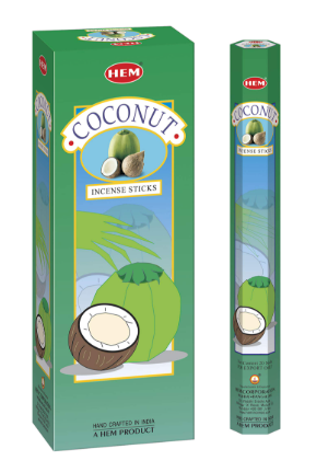 Hem Coconut 6’lı Paket Çubuk Tütsü