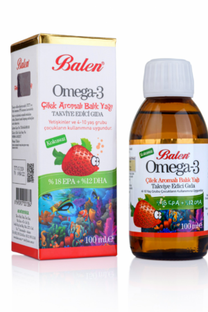 Omega-3 Çilek Aromalı * 100 ML