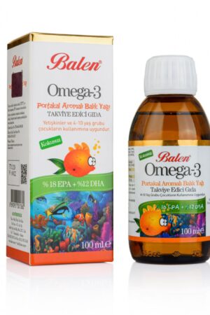 Omega-3 Portakal Aromalı Şurup 100 ML
