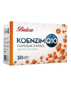 Balen Koenzim Q10 Yumuşak Kapsül 650mg X 30 Yumuşak Kapsül